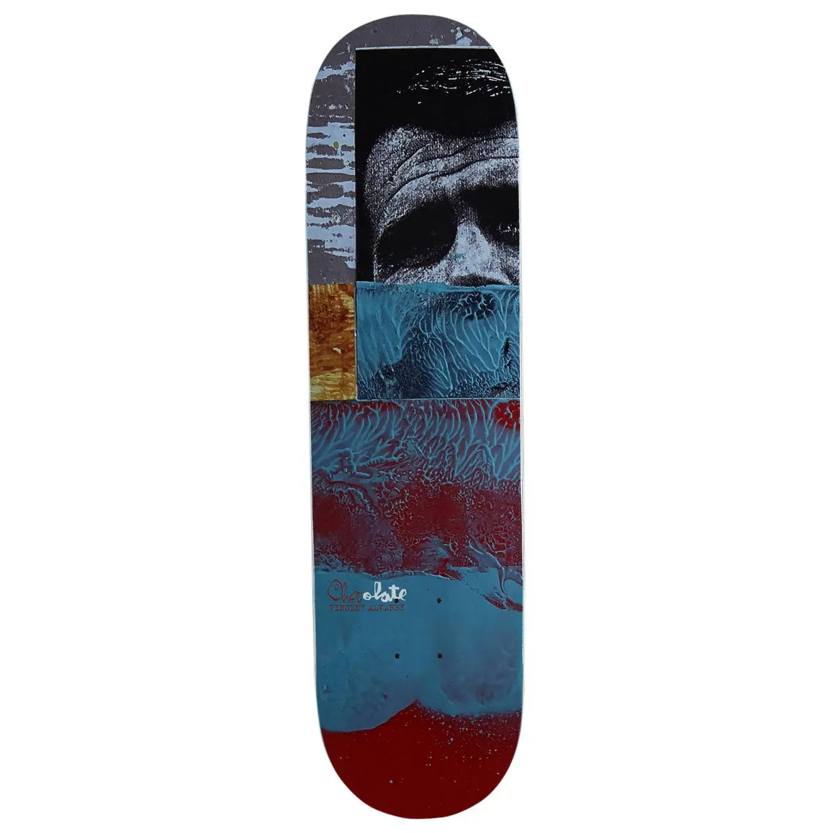 Chocolate Alvarez Lost Singles Skateboard Deck - 8.25" 1