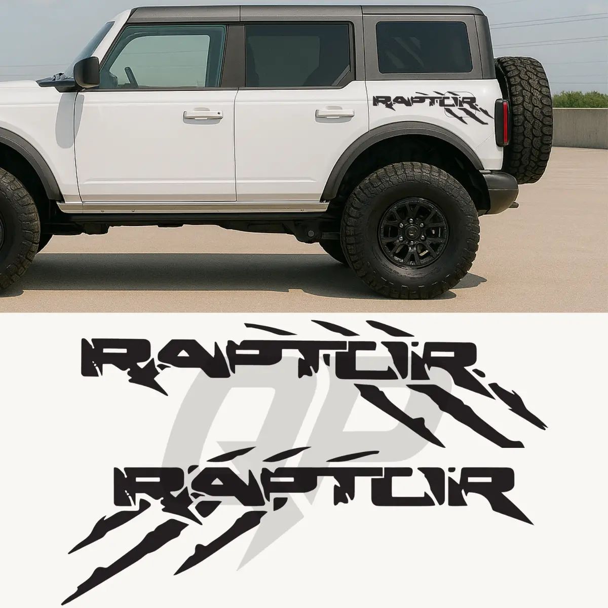 Ford Bronco Raptor Fender Decal Set 1