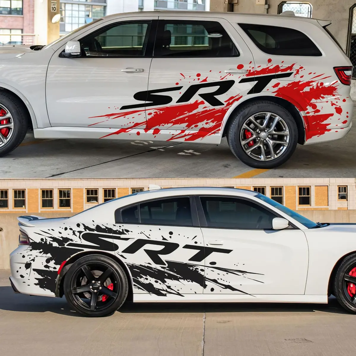 Srt Splatter Car Decal. For Challenger, Charger, Durango. Mopar. #7086-Sup 1