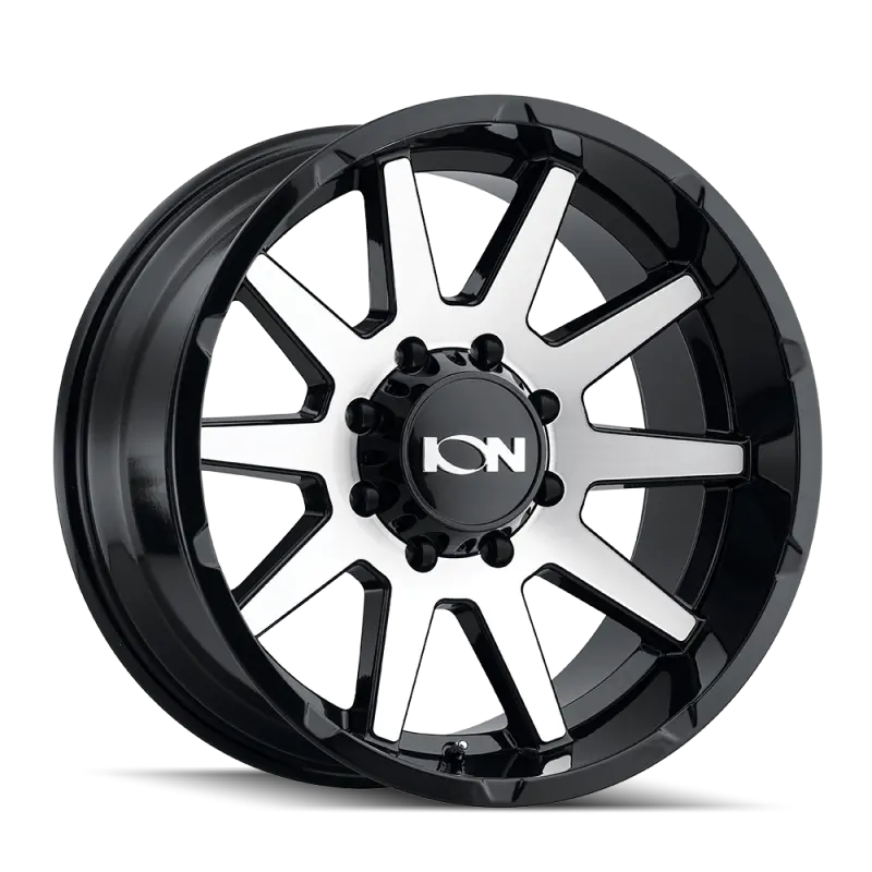 Ion Type 143 Black & Machined Wheel: 18×9, 6×139.7, +18Mm Offset, 106Mm Hub Bore 1