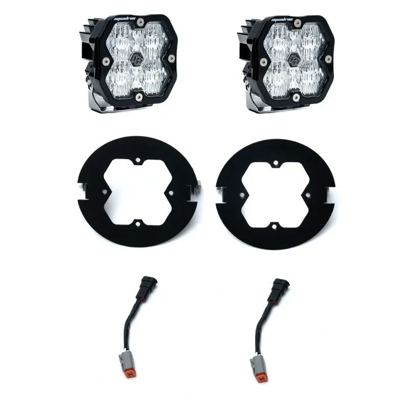 Baja Designs Squadron 2.0 Sport Led Light – Clear Lens – Compatible With 2006–2014 Ford F-150, 2007–2013 Toyota Tundra & 2005–2011 Tacoma 1