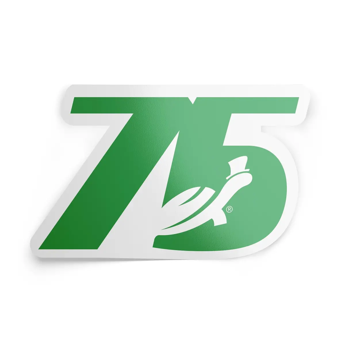 Commemorative 75th Anniversary Sticker