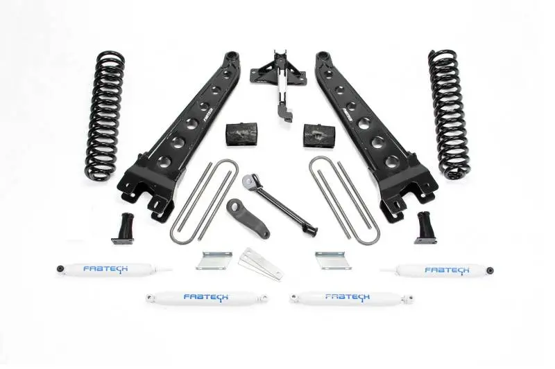 Fabtech 4-Inch Radius Arm Lift System – Includes Performance Shocks – Fits 2017–2020 Ford F250/F350 4Wd Diesel 1