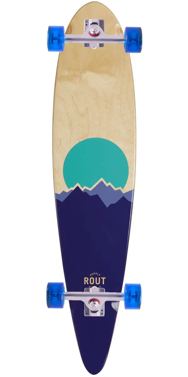 Rout Peaks Pintail Longboard Complete 1
