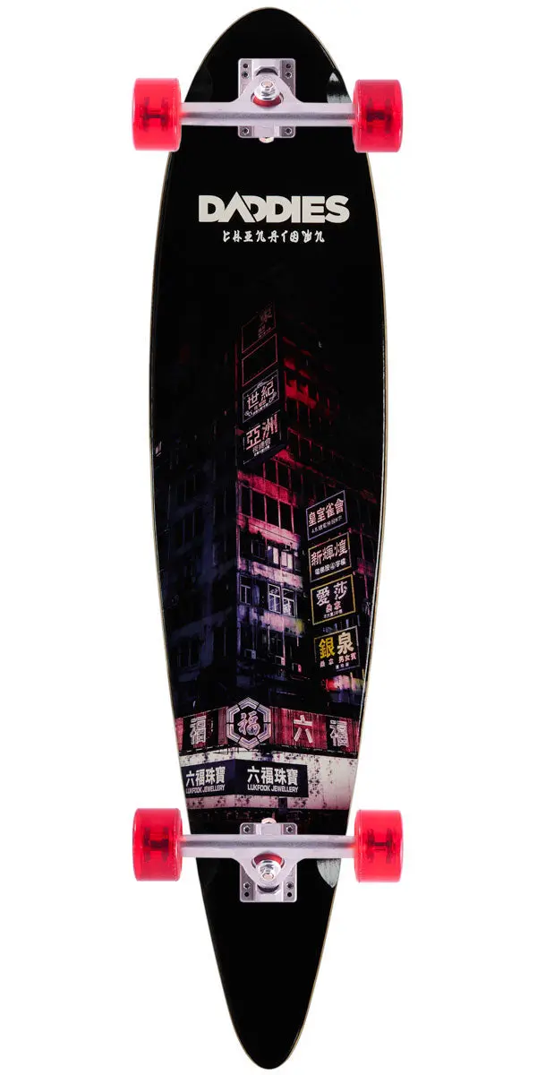 Daddies Chinatown Pintail Longboard Complete 1