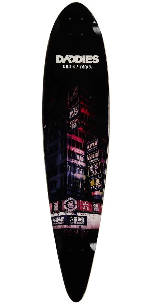 Daddies Chinatown Pintail Longboard Deck 1