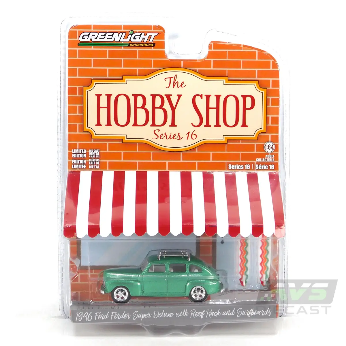 Hobby Shop 97160A 1946 Ford Fordor Super Deluxe 1:64 Diecast 1