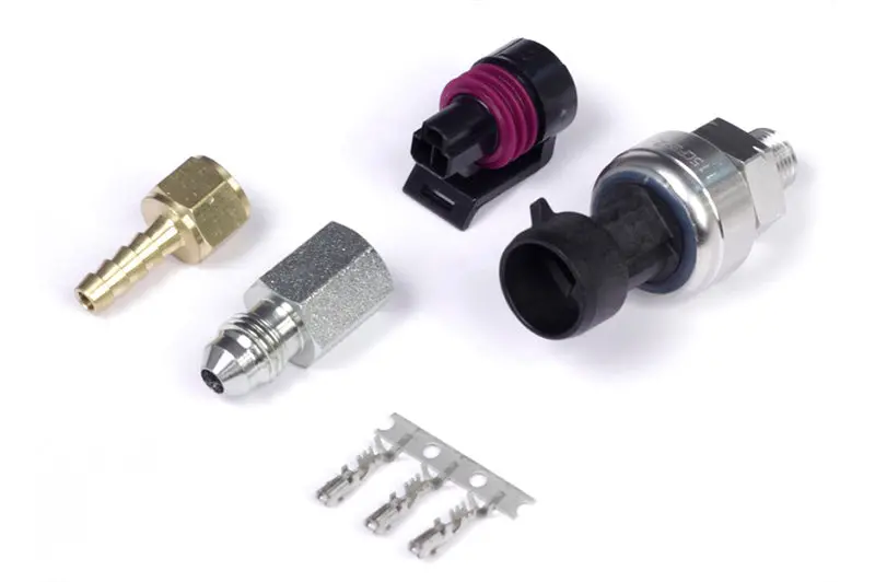 Haltech 7-Bar Titanium Map Sensor – Includes 1/8 Npt Mounting Plug, Pins, And An/Hose Adapters 1