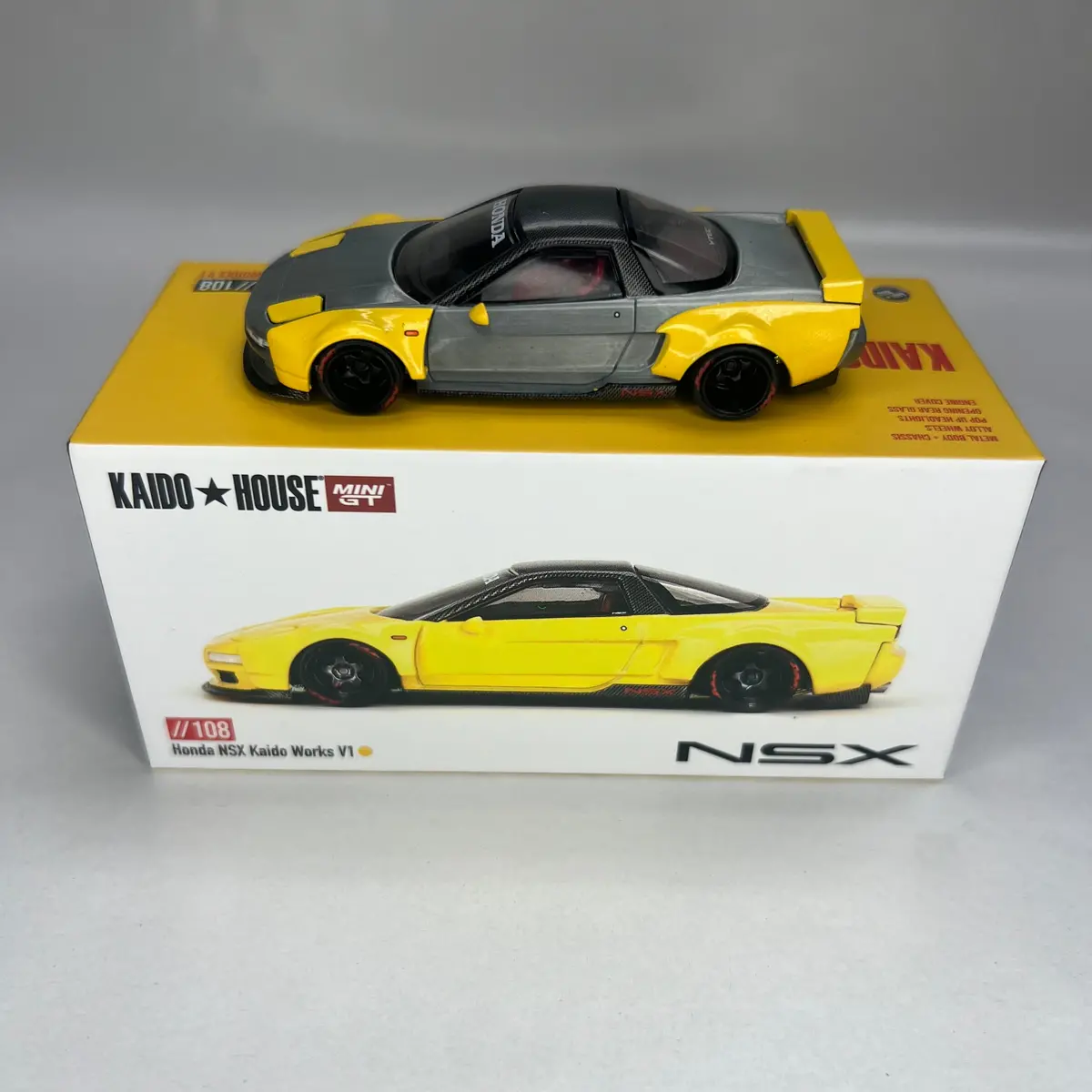 Chase Kaido House X Mini Gt 1:64 #108 Honda Nsx Kaido Works V1 1