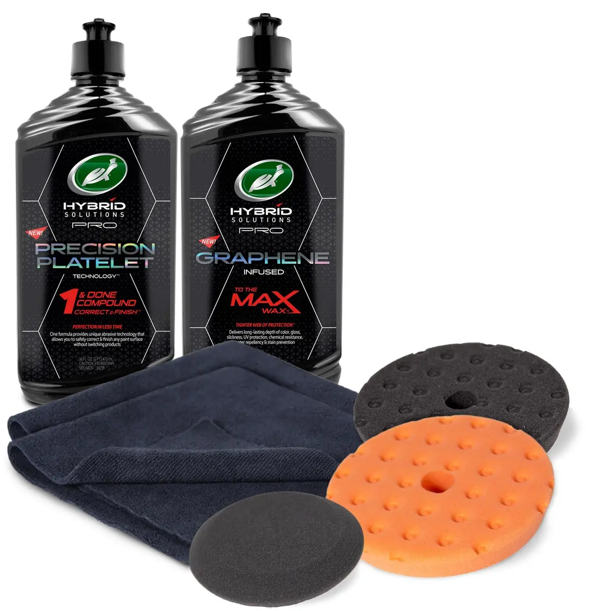 Hybrid Solutions Pro Paint Correction and Liquid Wax Kit – 5.5-Inch Applicator