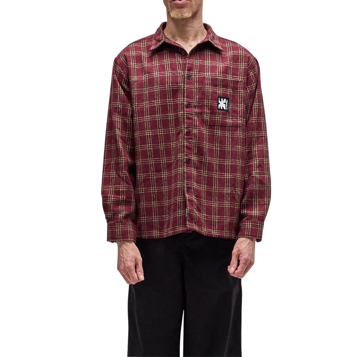 Former Reynolds Flannel Long Sleeve Shirt - Red 1