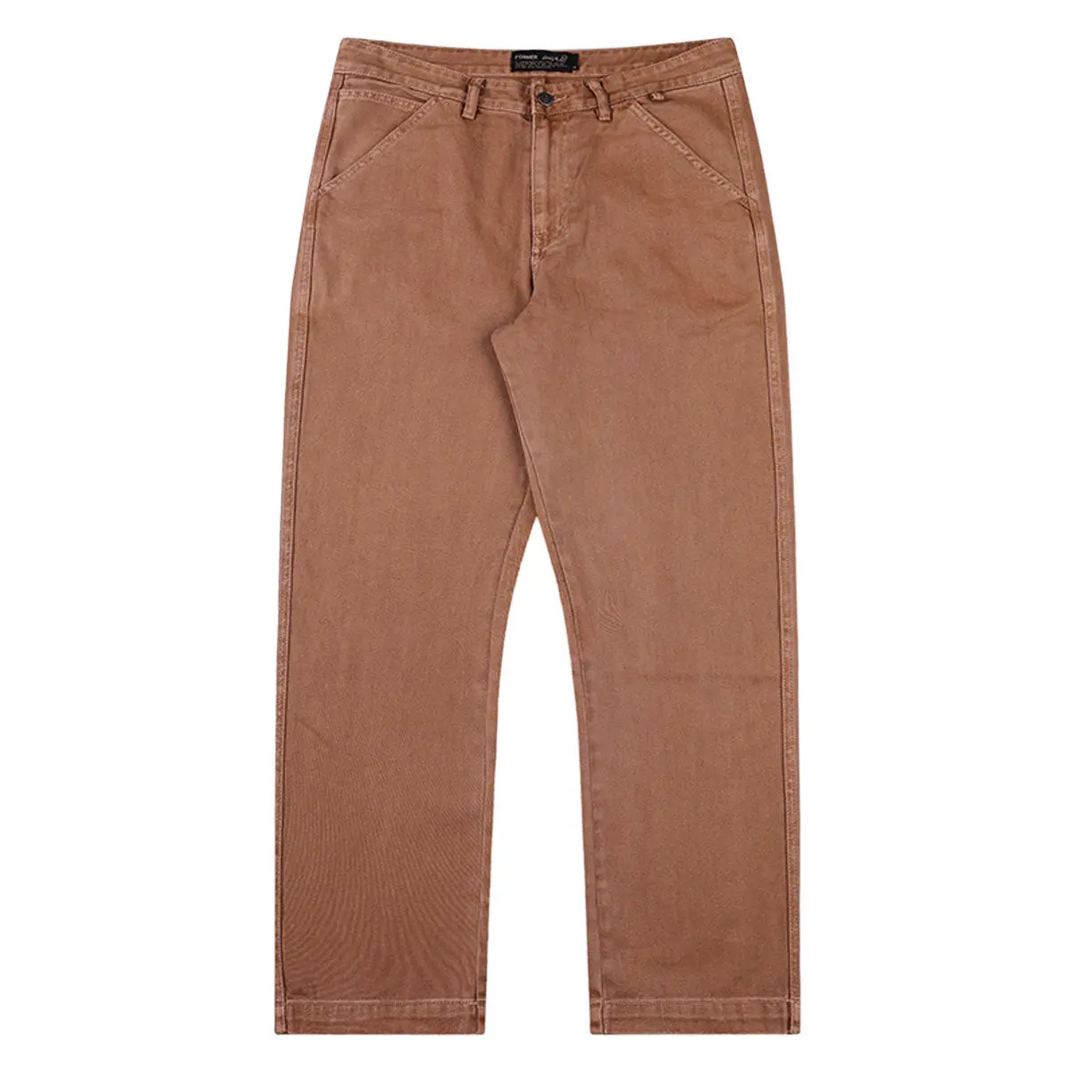Former Reynolds Overdye Denim Jeans - Washed Brown 1
