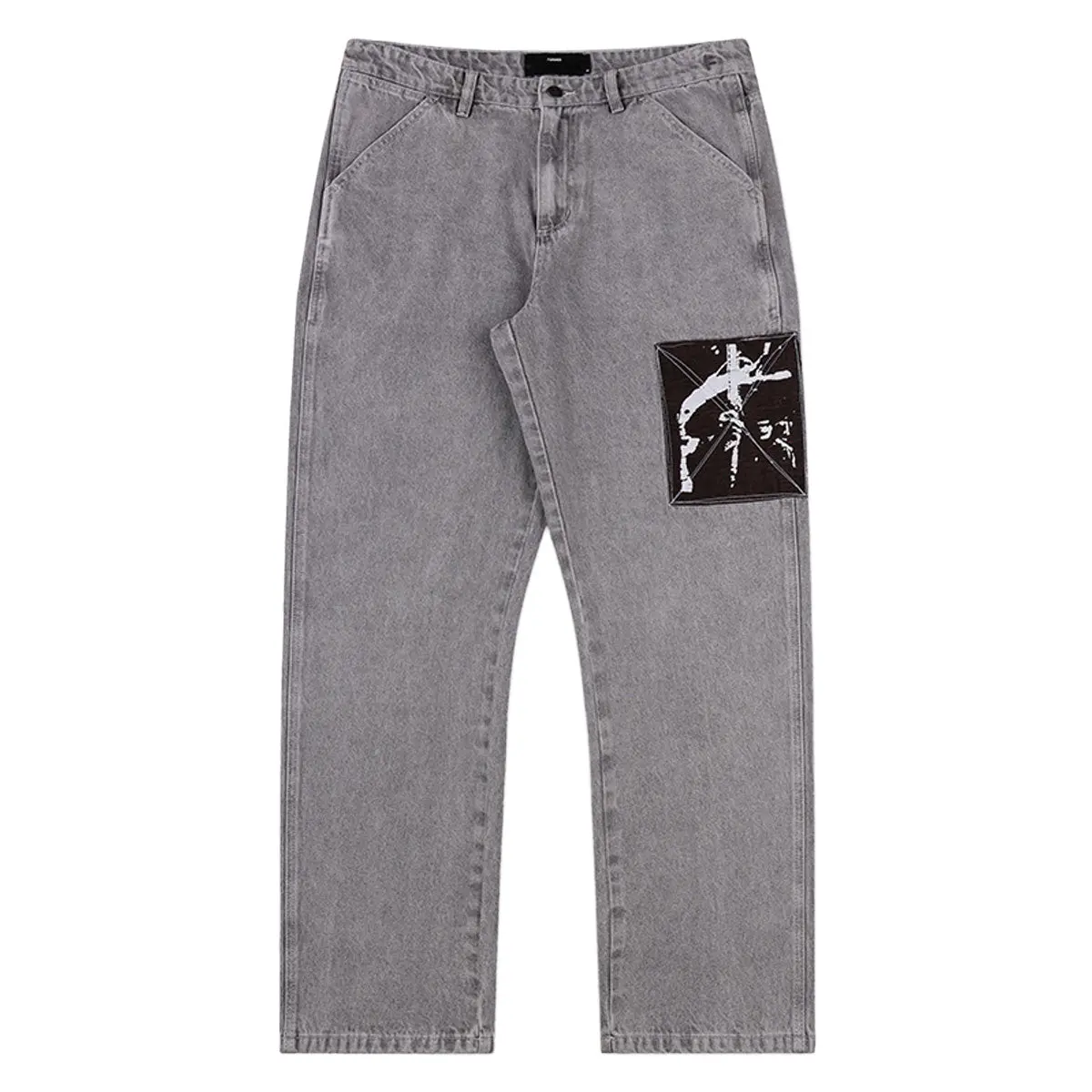 Former Distend Denim Jeans - Washed Grey 1