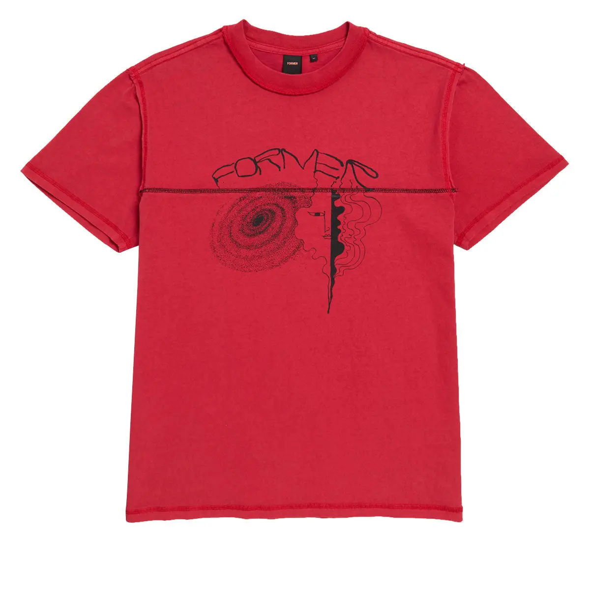 Former Oscillation T-Shirt - Washed Cherry 1