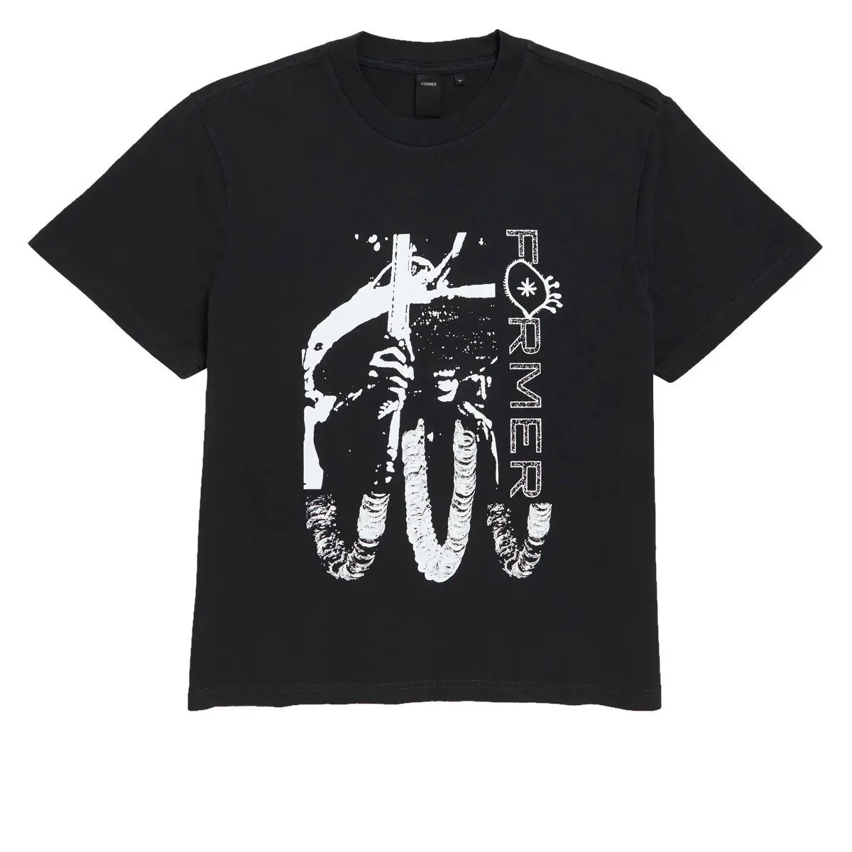 Former Sacrifice Shrunken T-Shirt - Washed Black 1