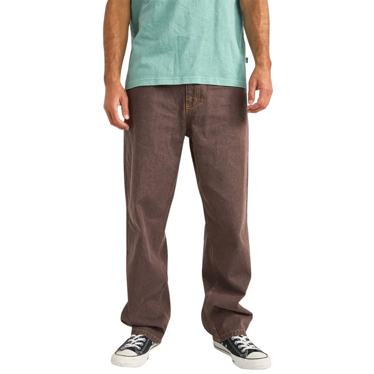 Rhythm Chile Denim Jeans - Brown 1