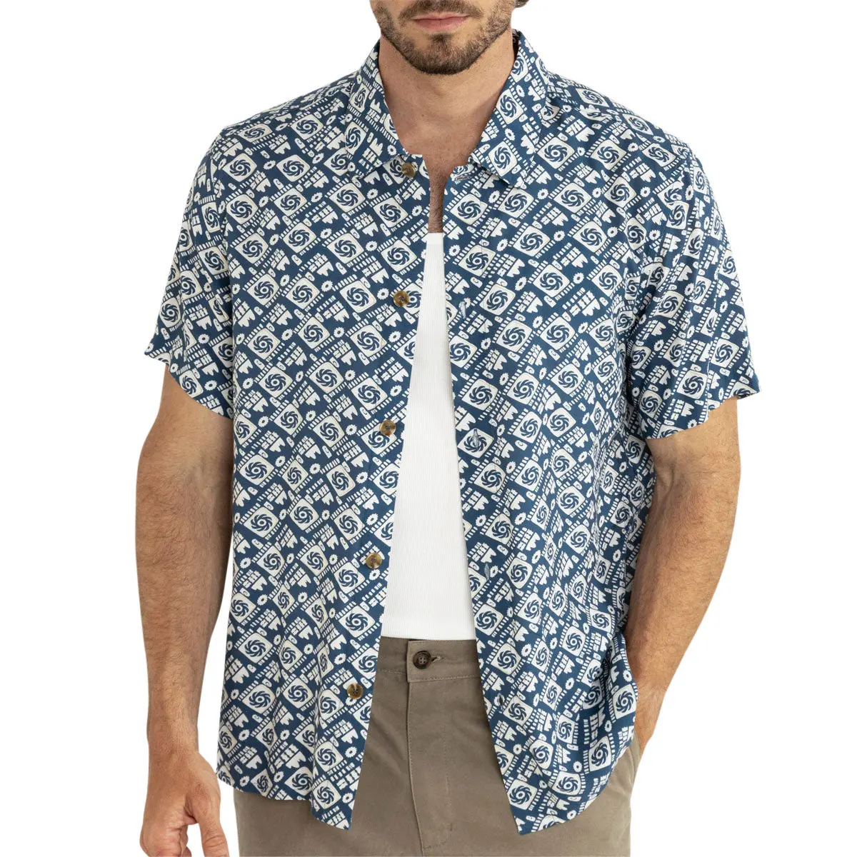 Rhythm Sunday Shirt - Navy 1
