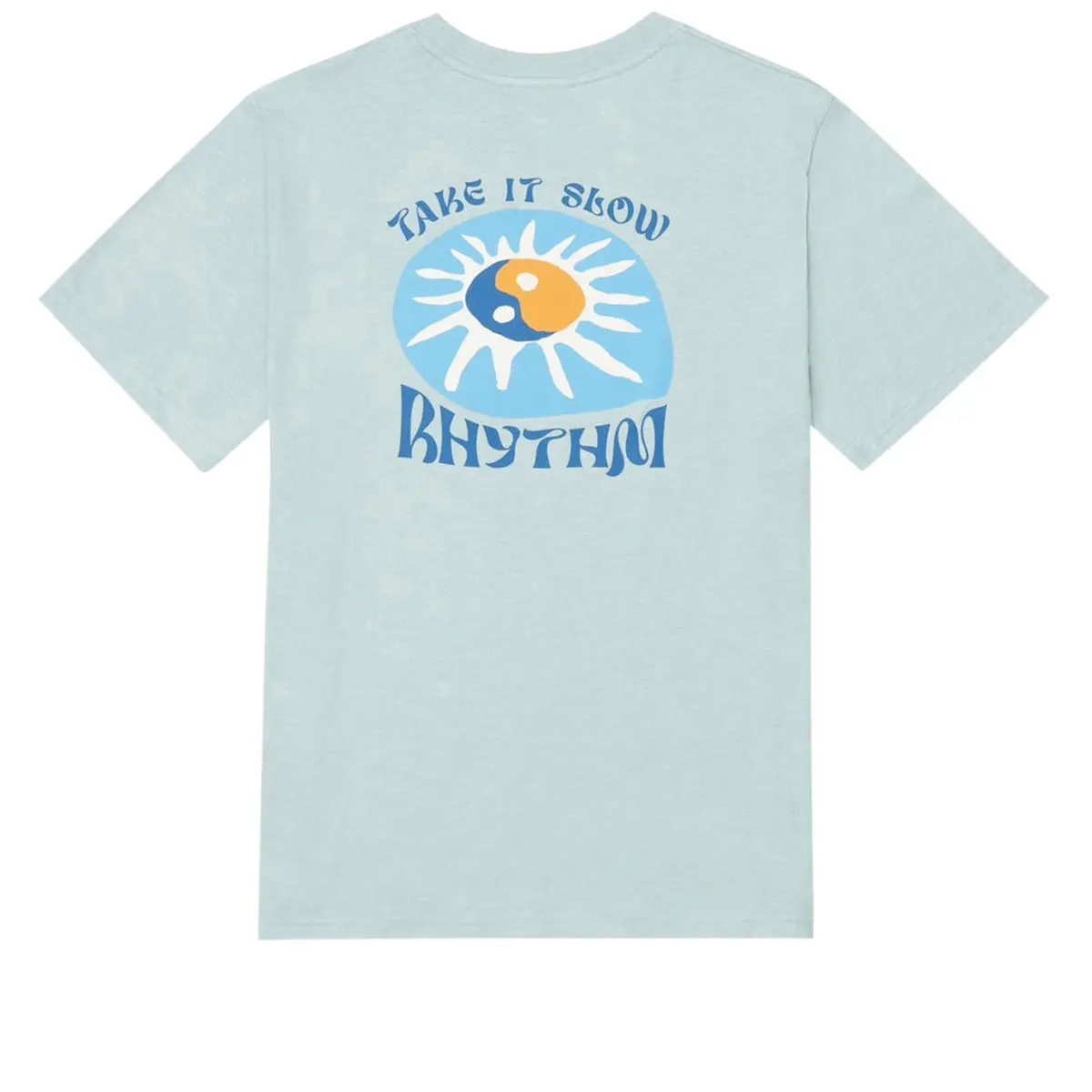 Rhythm Slow Down Slub T-Shirt - Mint 1