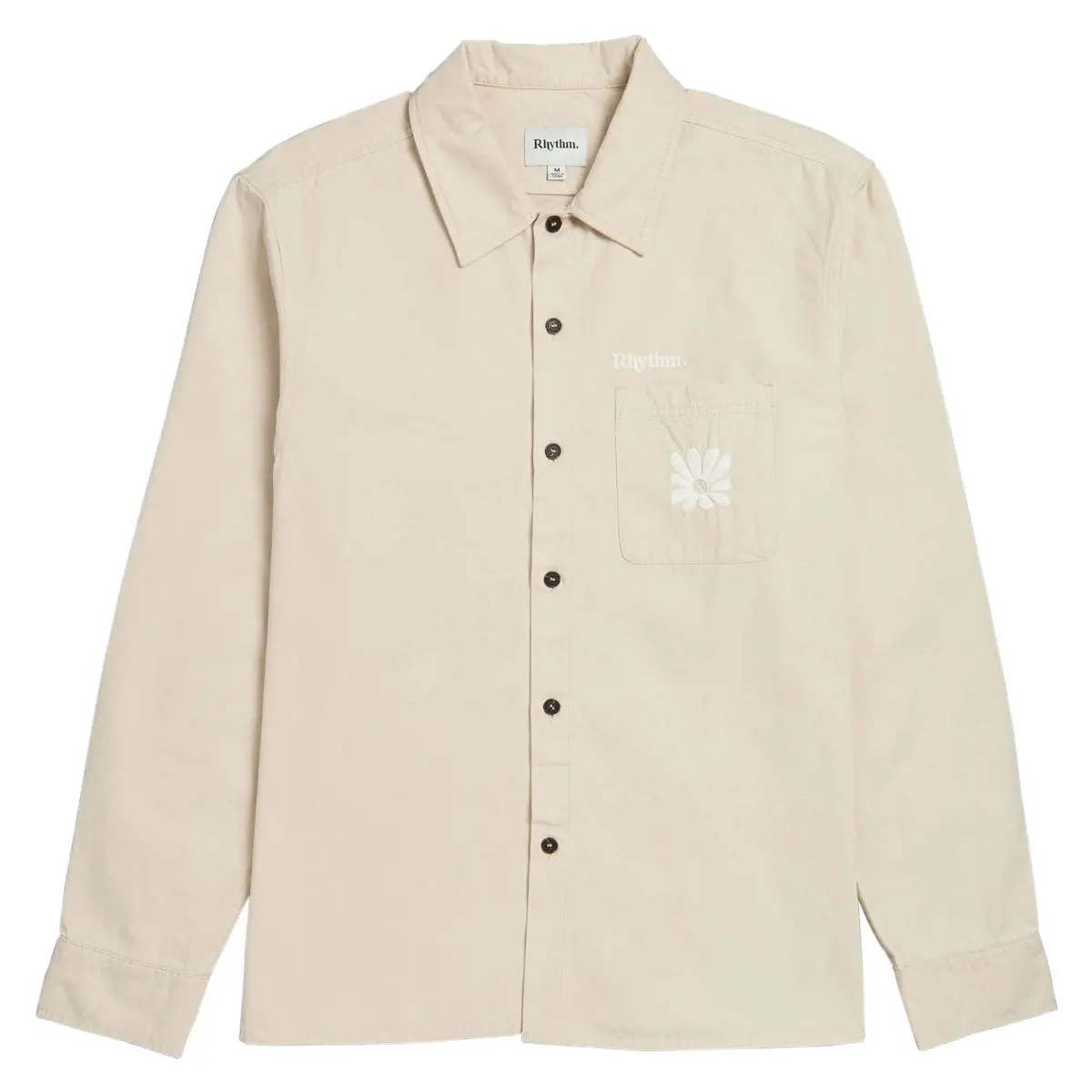 Rhythm Kinetic Long Sleeve Over Shirt - Off White 1