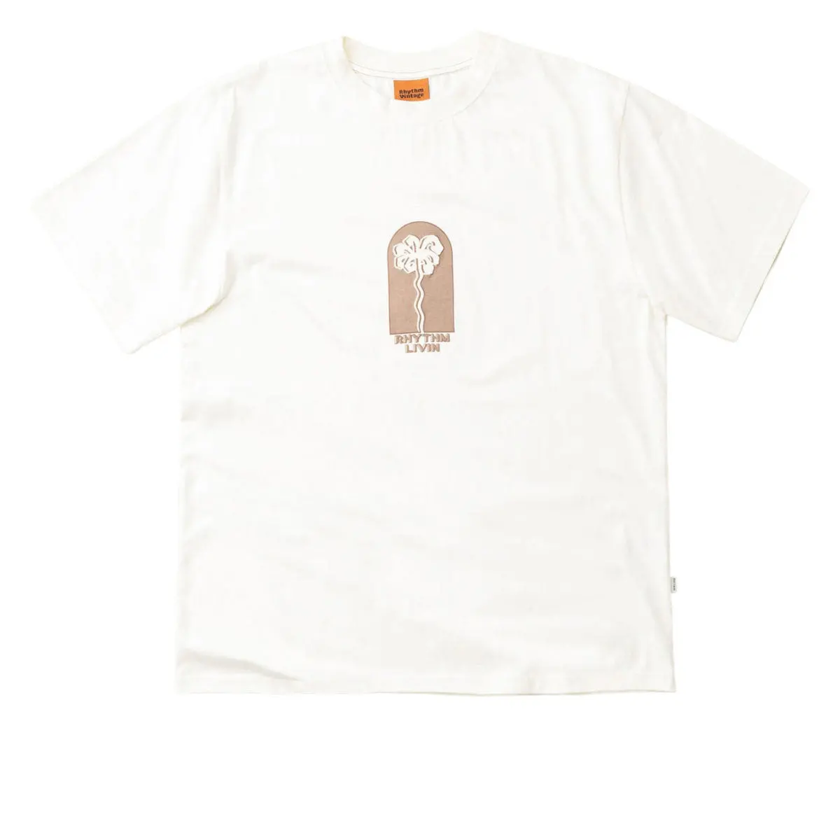 Rhythm Shaken Vintage T-Shirt - Natural 1