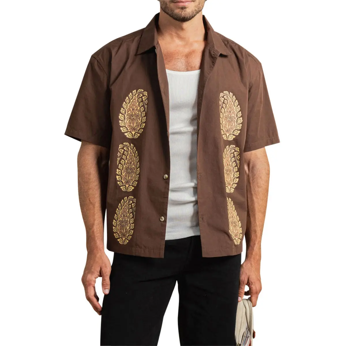 Rhythm Mirissa Relaxed Shirt - Earth 1