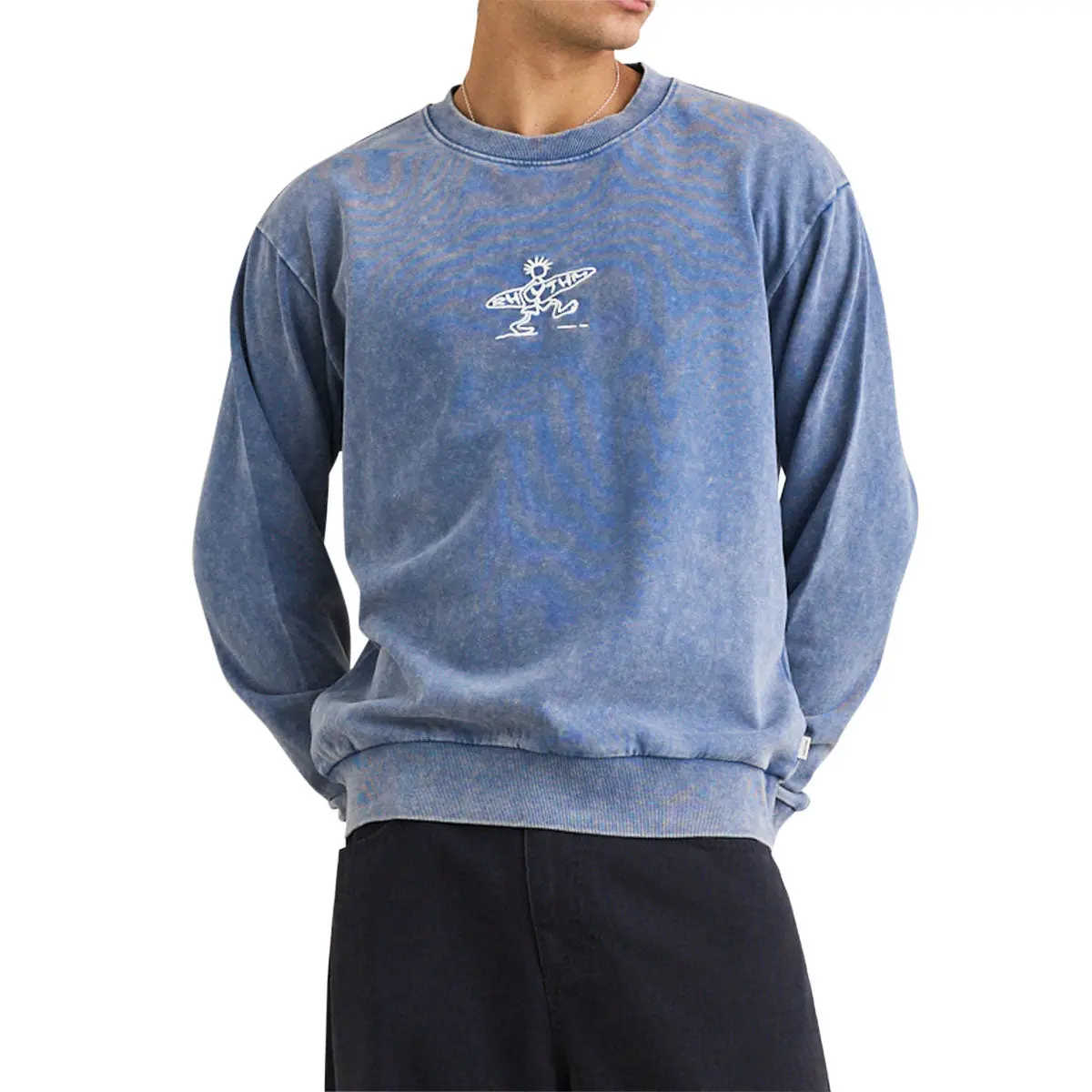 Rhythm Drifter Salt Wash Sweatshirt - Slate 1