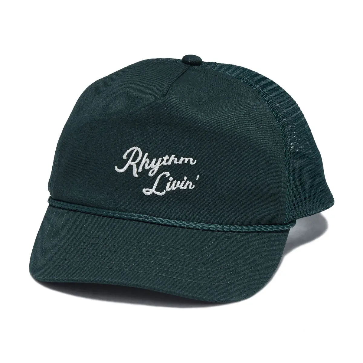 Rhythm Script Trucker Hat - Green 1