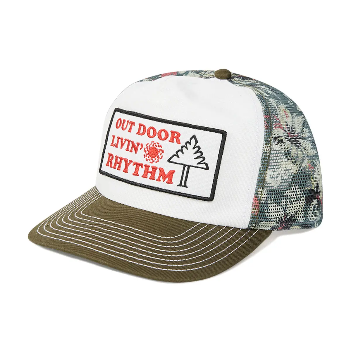 Rhythm Tropical Camo Trucker Hat - Camo 1