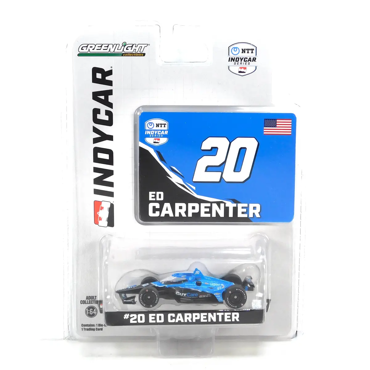 Indycar 11603 Ed Carpenter 2024 #20 Guycare Ed Carpenter Racing 1:64 Diecast 1