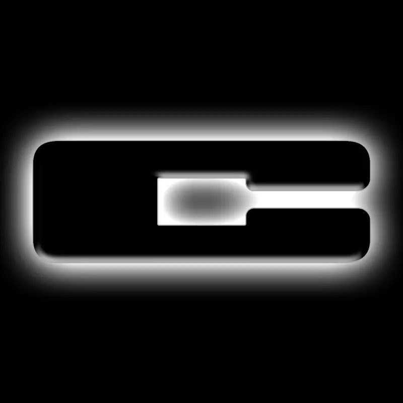 Oracle Lighting Illuminated Led Letter Badge – Universal Fit, Matte Black Surface 1