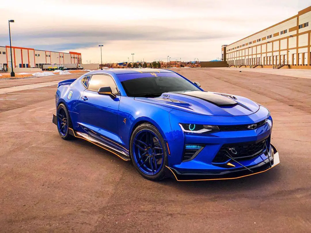 2016-2021 Chevrolet Camaro 6 Gen Side Skirt Extension V2 1