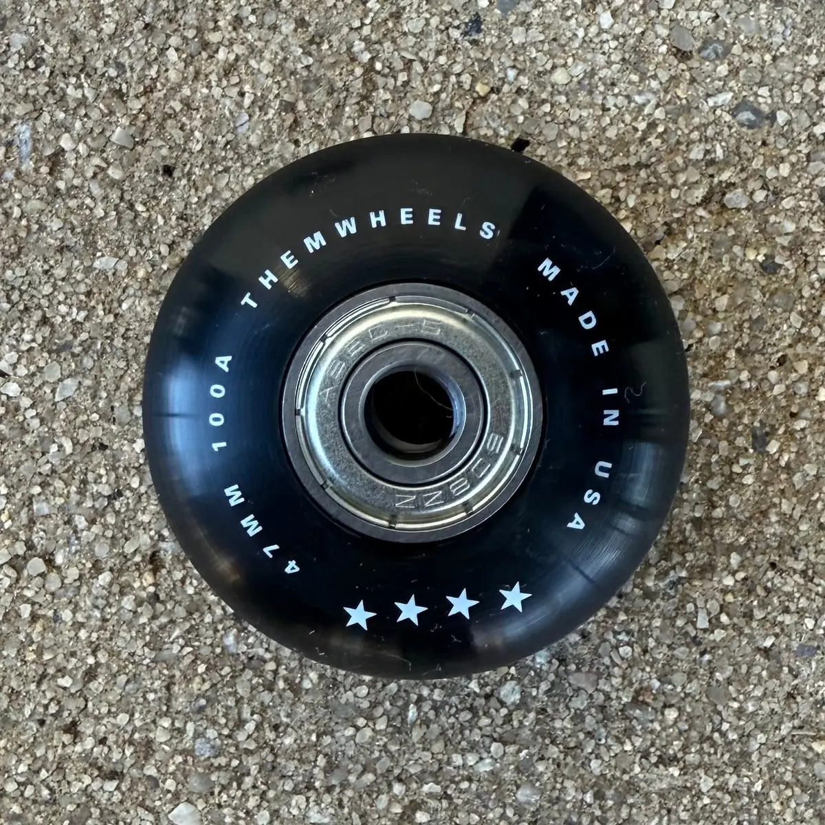 Them Stock Team Antirocker With Abec 5 Bearings (4 Pack) - Black - Made In China 1