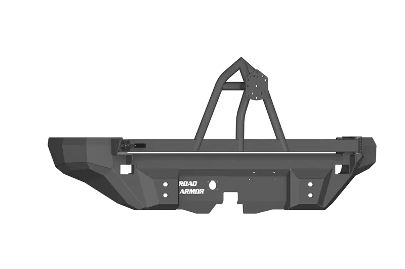 Road Armor Dakar Rear Bumper With Tire Carrier – Non-Winch Design – Fits 2003–2009 Hummer H2 – Textured Black 1