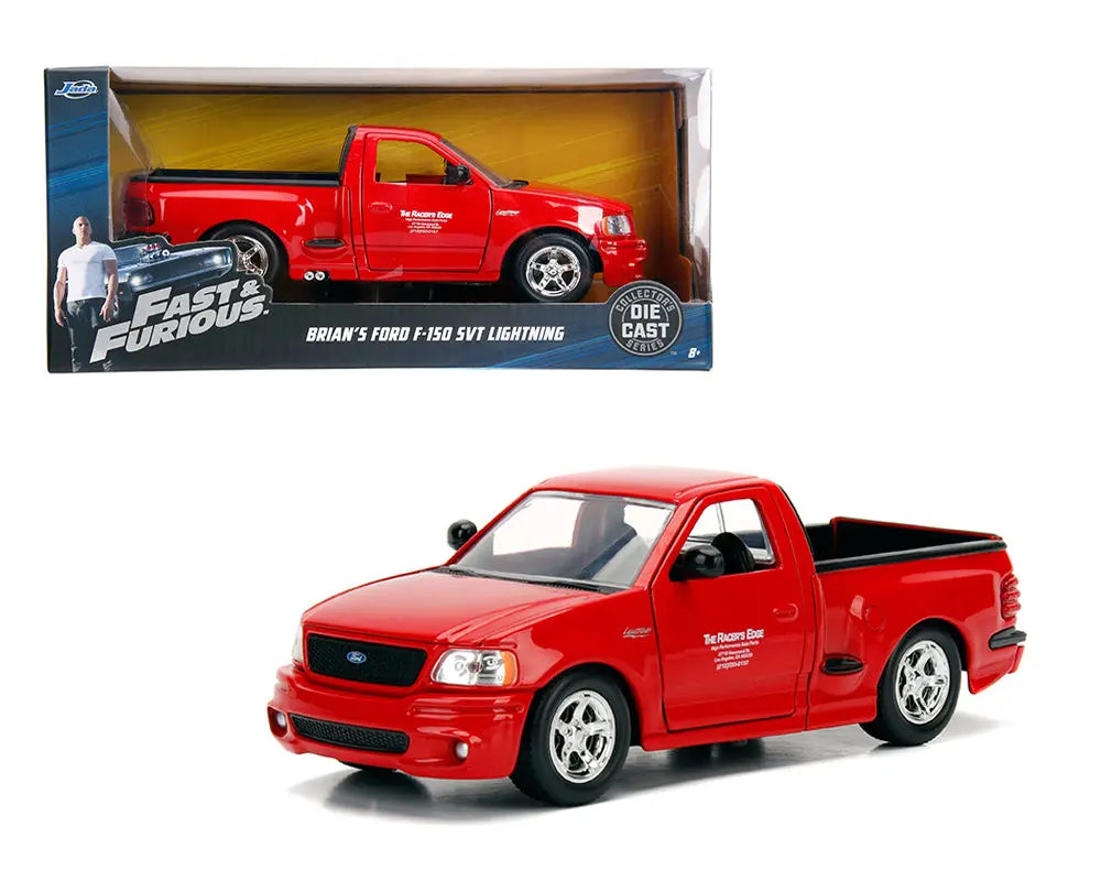 Jada 1/24 F&F Brian's Ford F150 Svt Lightning Red 1