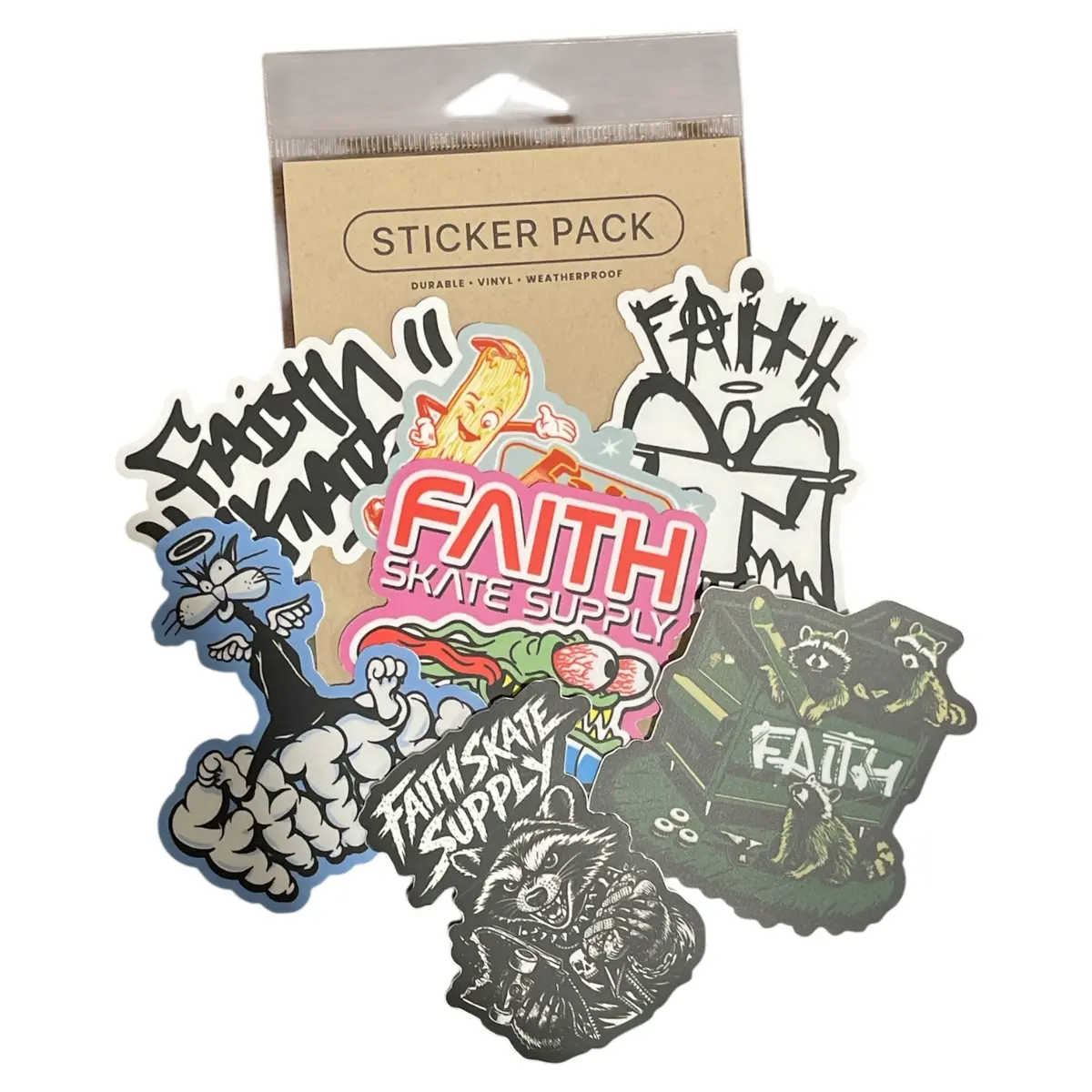 Skateshop Day & Faith Dual Sticker Set