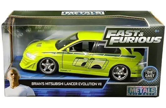 Jada 1/24 F&F Brian's Mitsubishi 2002  Lancer Evo Viii 1
