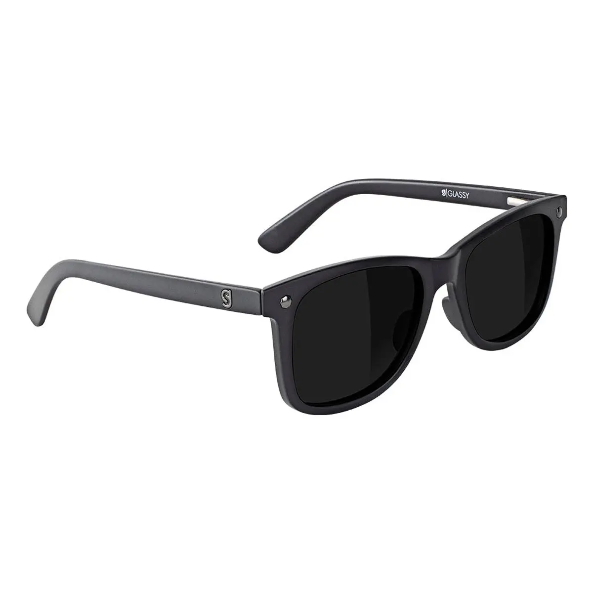 Glassy Mikemo Premium Polarized Sunglasses - Matte Blackout 1
