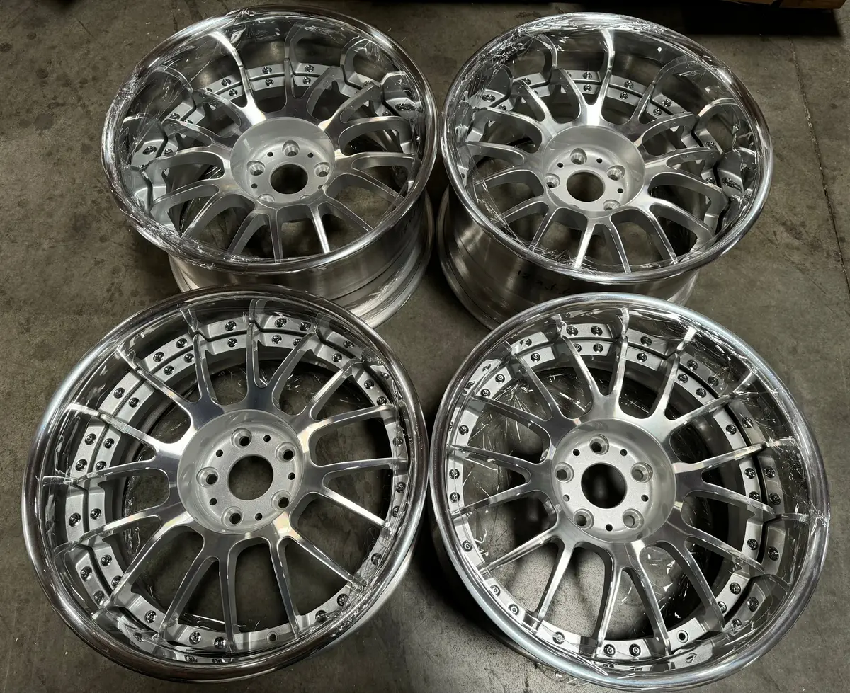 18" GMR S1 Forged Three-Piece Alloy Wheels — 5x114.3 Bolt Pattern