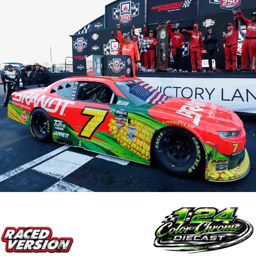 *Preorder* Justin Allgaier 2026 Brandt Martinsville Win Color Chrome 1:24 Nascar Diecast 1