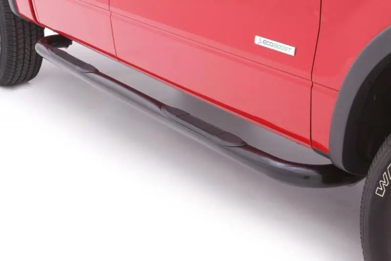 Lund 10-17 Dodge Ram 2500 Std. Cab 3In. Round Bent Steel Nerf Bars - Black 1