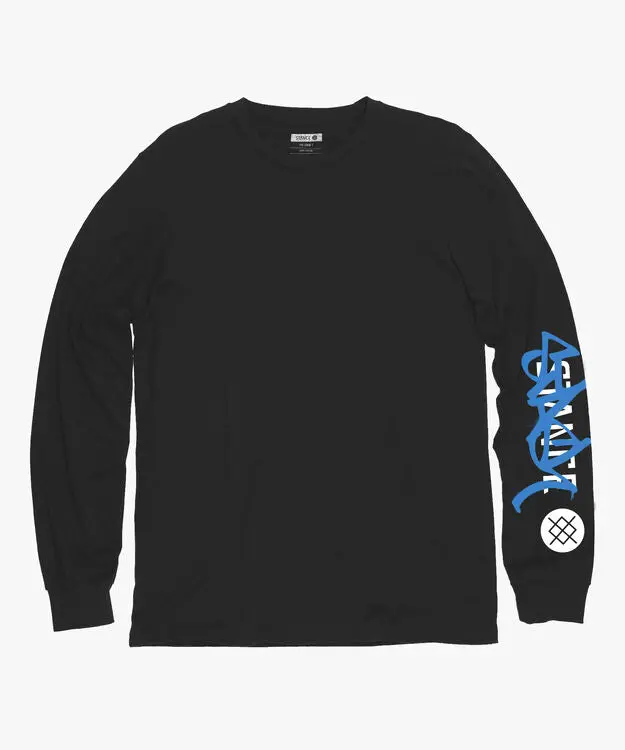 Stance Stash Long-Sleeve Black Casual Shirt