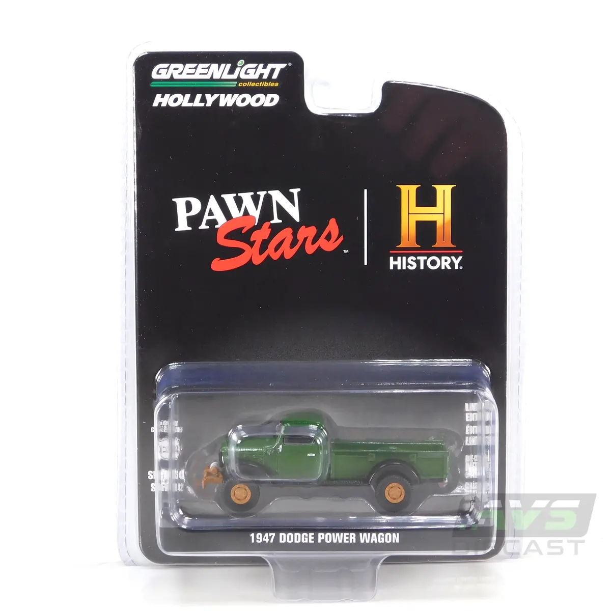 Hollywood 62030D 1947 Dodge Power Wagon Pawn Stars 1:64 Diecast 1