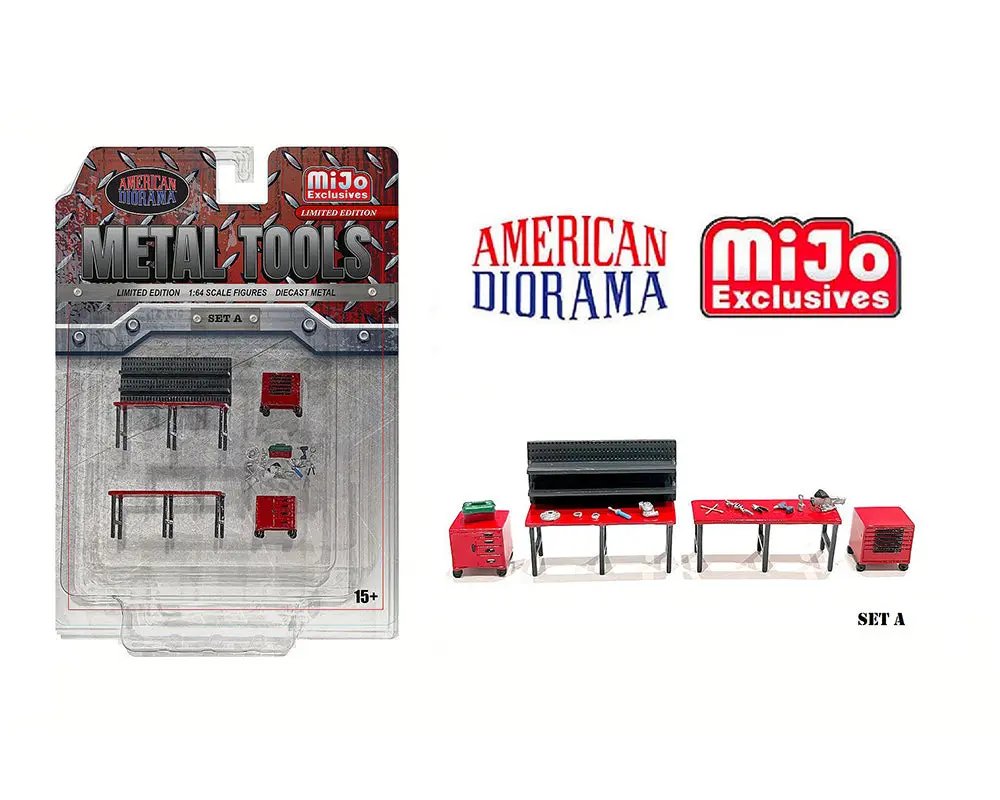 American Diorama 1:64 Metal Tools – Mijo Exclusives 1