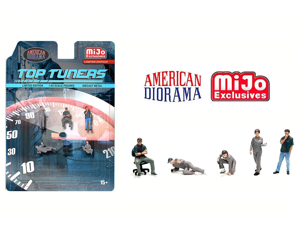 American Diorama 1:64 Figures Top Tuners – Mijo Exclusives 1