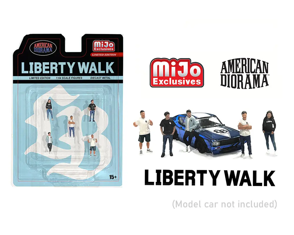(Coming Soon) American Diorama 1:64 Figures Liberty Walk Team – Mijo Exclusives 1