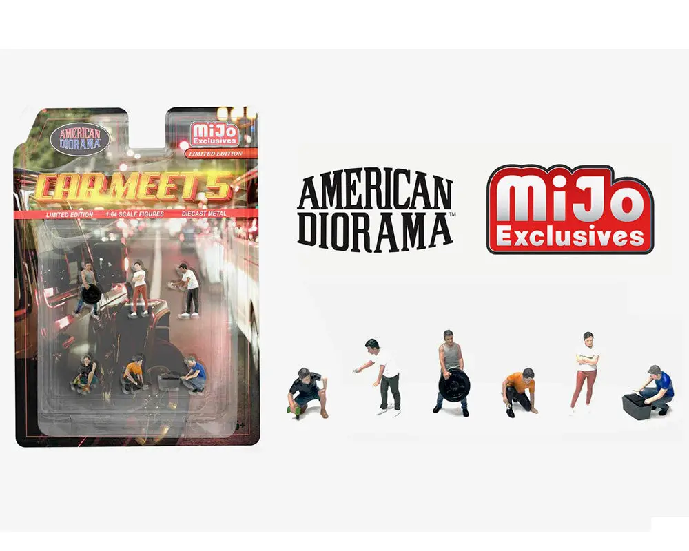 American Diorama 1:64 Figures Car Meet 5 – Mijo Exclusives 1