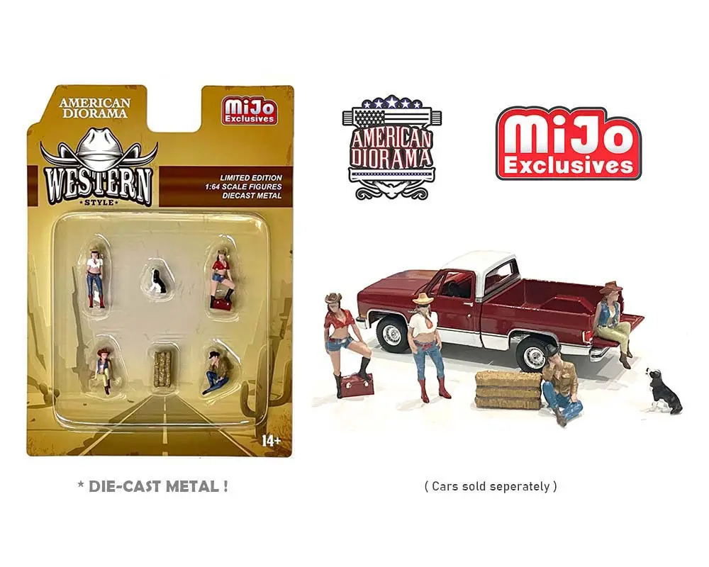 American Diorama 1:64 Mijo Exclusives Figures Set Western Style 1