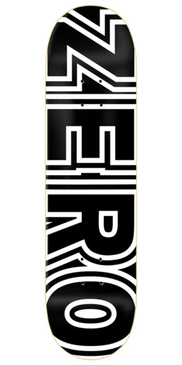 Zero Bold Classic Skateboard Deck - 8.25" 1