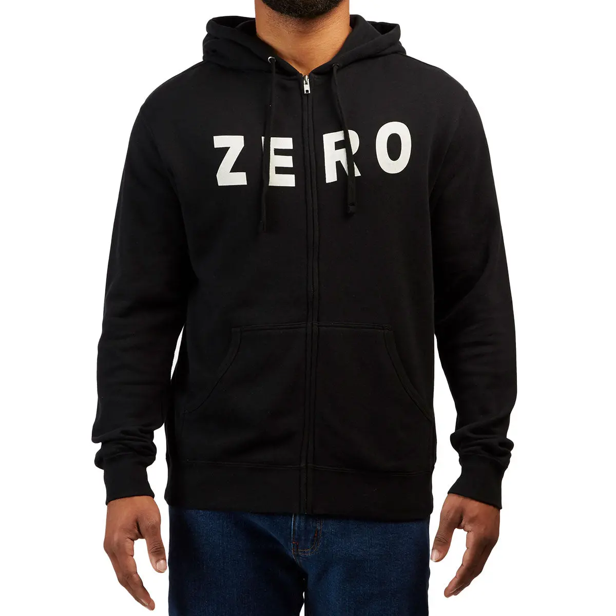 Zero Army Zip Up Hoodie - Black 1