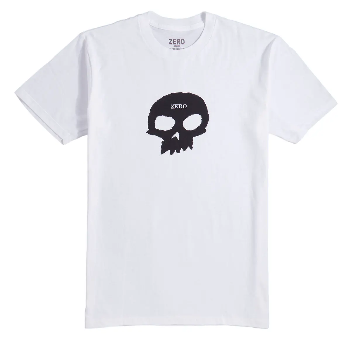 Zero Single Skull T-Shirt - White 1